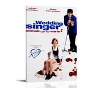 HWUEWQLERJI Póster de The Wedding Singer para pared, diseño vintage, pintura estética, lienzo decorativo para sala de estar, dormitorio, 30 x 45 cm, estilo marco