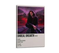 HWUEWQLERJI Unreal Unearth Hozier1 - Póster decorativo vintage para pared, pintura estética, lienzo decorativo para sala de estar, dormitorio, 20 x 30 cm, estilo marco