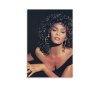 HWUEWQLERJI Whitney Houston - Póster decorativo vintage para pared, pintura estética, lienzo decorativo para sala de estar, dormitorio, 30 x 45 cm, estilo sin marco