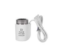 HWWW 1 cabezal de válvula de actuador térmico eléctrico de 230 V, NO NC, for termostato de radiador de calefacción por suelo radiante, colector cerrado.(White-NC-230v)