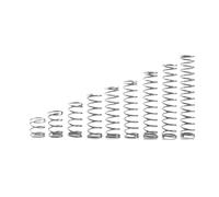 HWWW 10-20 unidades/lote. Muelles de compresión micro pequeños de acero inoxidable de 0,7 mm de diámetro exterior: 5 mm/6 mm/7 mm/8 mm/9 mm/10 mm/12 mm. Longitud: de 10 mm a 50 mm.(50mm,9mm 10pcs)