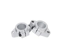 HWWW 4 Uds SHF8 SHF10 SHF12 SHF16 soporte de eje de carril de varilla lineal de aluminio 8mm 10mm 12mm 16mm for piezas de impresora 3D(Shf40)