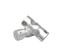 HWWW Abrazadera de fijación de cilindro de aleación de aluminio, soporte de eje transversal, abrazaderas de puntal, bloque cruzado de eje óptico(Aperture 8x8mm)