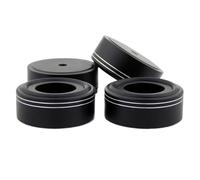 HWWW Almohadilla de pies de Aluminio Puro for Amplificador de Audio, Picos de Altavoz, Piezas de reparación de Altavoces de Audio(Silver)