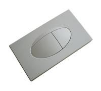 HWWW Panel de descarga de inodoro con interruptor de doble pulsación for tanque de agua oculto en la pared