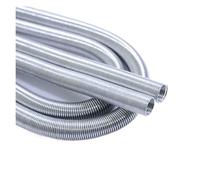 HWWW Resorte de extensión de alambre de acero de 4 metros con funda protectora for manguera de aceite y aire de 4 mm a 12 mm de diámetro. Protector de resorte for jardín doméstico.(0.5mm x ID4.5mm)
