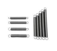 HWWW Resorte de tensión de acero for resortes, resorte retractor con gancho, diámetro del cable: 1,2 mm, diámetro exterior: 8/9/10/12 mm, longitud: 30-150 mm.(65mm,10mm)