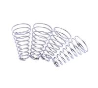 HWWW Resortes de torre de acero inoxidable 304, resorte de compresión cónico, diámetro del alambre de presión: 0,5 mm, 1,2 mm, 1,5 mm, 1,8 mm y 3 mm.(1.8x10x28xH26mm-3Pcs)