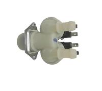 HWWW Válvula solenoide de entrada de doble cabezal for lavadora de tambor (1 entrada, 2 salidas)/FPS180A