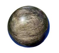 HWXMUGLXL 1 Pieza de Piedra Cristal obsidiana Dorada 100-110 mm for reparación Gemstone Stone