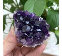 HWXMUGLXL 100-120g Stone Deep Amethyst Quartz Crystal Cluster Ornaments Gemstone Stone