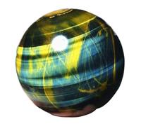 HWXMUGLXL 1pc 100-200g Blue Tiger Eye Gemstone Spheres Gemstones Home and Office Decoration Gemstone Stone