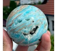 HWXMUGLXL 1pc 5-6cm Caribbean Calcite Crystal Tower Boho Style Blue & White Marbled Decor Indoor Spiritual Home Gemstone Stone