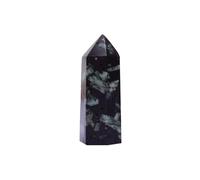 HWXMUGLXL 1PC Chrysanthemum Stone Crystal Point Hexagon Column Home Office for fengshui and Decoration Ornaments Gemstone Stone