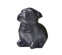 HWXMUGLXL 1PC Obsidian Figurine Animal Dog Hand Carved Ornaments Crystal Polished Stones Gemstones Home Decoration Gift (Color : 58x45x38mm) Gemstone Stone
