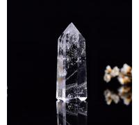 HWXMUGLXL 1pcs Clear Quartz Crystal Single Pointed Column Decor Gifts Pendants Collectables Ornaments (Color : 60-70mm) Gemstone Stone