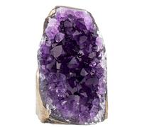 HWXMUGLXL Amethyst Cluster Irrgular Purple Crystal Quartz Stones Geode Collection for Feng Shui Decor Spiritual Gifts,300-400g Gemstone Stone