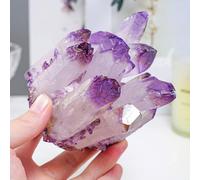 HWXMUGLXL Amethyst Cluster Ornaments Crystal Ore Home Decoration Office Stone Demagnetization Crafts,700~800g Gemstone Stone