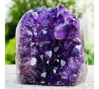 HWXMUGLXL Amethyst Cluster Quartz Crystal Stone Home Decoration Purple Ornaments (Size : 150-200g) Gemstone Stone