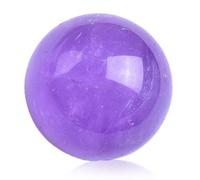 HWXMUGLXL Amethyst Crystal Ball, Quartz Gemstone Sphere Ornament for Yoga, Zen, Balance,20-23mm Gemstone Stone