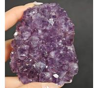 HWXMUGLXL Amethyst Crystal Cluster Rock Quartz Crystals Druzy Geode Gemstone for Home Decor,6cm Gemstone Stone