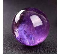 HWXMUGLXL Amethyst Crystals and Stone Ball,Home Desktop Feng Shui Array Decoration,Purple,28~33mm Gemstone Stone
