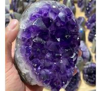 HWXMUGLXL Amethyst Geode Quartz Cluster Crystal Ornaments (Size : 700-800g) Gemstone Stone