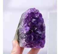 HWXMUGLXL Amethyst, Uruguayan Cluster Geode Home Feng Shui Decorations,500~600g Gemstone Stone