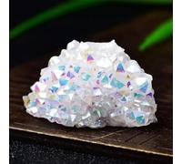HWXMUGLXL Beautiful Angel Aura Quartz Cluster Crystal Decoration 100-110g Ornaments Gemstone Stone