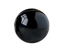 HWXMUGLXL Black Obsidian Crystal Ball with Stand Large Crystals Sphere for, Divination,190mm Gemstone Stone
