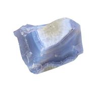 HWXMUGLXL Blue Lace Agate Raw Stones Rough Gemstone Unpolished Crystal Spiritual for Home Decor, Aromatherapy, Aquarium & DIY Crafts,250~300g Gemstone Stone