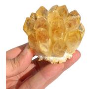 HWXMUGLXL Citrine Cluster Irregular Quartz Crystal Ornament Point Home Decor,500~600g Gemstone Stone