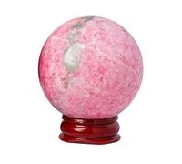 HWXMUGLXL Crystal Ball Hand Polished, Display Home Decoration, and Collectible Gift,A,50mm Gemstone Stone