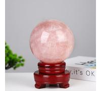 HWXMUGLXL Crystal Ball Ornament with a Base for Home and Parties Decoration,120mm Gemstone Stone