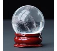 HWXMUGLXL Crystal Ball, White, Amethyst, Obsidian, Home Entrance Desk Decoration Ornaments,B-18~22mm Gemstone Stone