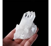 HWXMUGLXL Crystal Cluster Clear Quartz White Point Home Decoration Ornaments (Size : 70-100g) Gemstone Stone