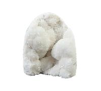 HWXMUGLXL Crystal Cluster White Irregular Rock Gemstone Home Decor,500~600g Gemstone Stone