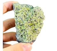 HWXMUGLXL Crystal Olive Green,Irregular Raw Stone, Gemstones Cluster Geode for Home Decoration, Fish Tank Decor DIY Gemstone Stone