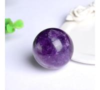 HWXMUGLXL Crystal Rough Fengshui Ball Stone Amethyst Broken Glass Office Lucky Feng Shui Consecrated Gift,Purple,30mm Gemstone Stone