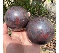 HWXMUGLXL Crystal Soapstone Ball Tumbled Sphere and Stone Ornament (Size : 2pcs) Gemstone Stone