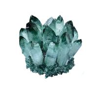 HWXMUGLXL Crystals Stone Colonnza, Ornaments of del Cluster Green Crystal Decoration, Stones for, Yoga, Bedroom,900g Gemstone Stone