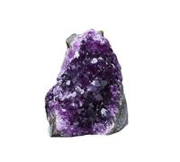 HWXMUGLXL Decorative Ornaments Amethyst Cluster Cut Base Quartz Crystal Druzy Geodes Gemstone Stone