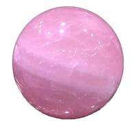 HWXMUGLXL Extra Large Rose Quartz Ball 8-8.5cm | Love and Crystal | 750-860g | Home and Office Decor | Valentine's Day | Christmas | Sphere Gemstone Stone