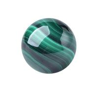 HWXMUGLXL Malachite Crystal Ball, Gem Carving Ornament, Fortune Telling, Home Feng Shui Decoration,30mm Gemstone Stone
