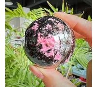 HWXMUGLXL Peach Blossom Stone Jade Ball Crystal Sphere,40~90mm 500g Gemstone Stone