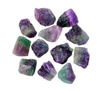 HWXMUGLXL Raw Rainbow Fluorite Crystals, Rough Stones Crystal for Tumbling, Cabbing, Home Decoration, Polishing, Wicca &,1000g Gemstone Stone