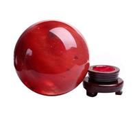 HWXMUGLXL Red Crystal Ball Ornaments Home Decoration Living Room Porch Stone Company Opening Gift Housewarming,8cm Gemstone Stone