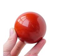 HWXMUGLXL Red Jasper Crystal Ball Stone Rough Polished Home Office Feng Shui Decoration Ornaments,Red,30mm Gemstone Stone