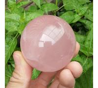 HWXMUGLXL Rose Quartz Crystal Balls, Ball Clear Negative for Decoration,40mm Gemstone Stone