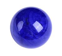 HWXMUGLXL Smelting Blue Crystal Ball Quartz Sphere with Stand,Magic Gemstone Sculpture Figurine,22cm/8.7in Gemstone Stone